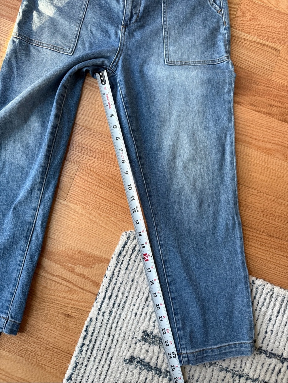 Joe’s Jeans The Honor Crop High-Rise Vintage Straight 90s Utility Jeans Size 28 - Picture 8 of 8